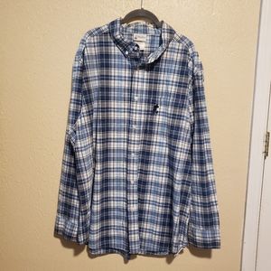 Disney Parks Plaid Button Down Shirt‎ Size XXL